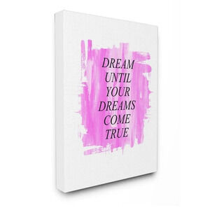 Dream Until Your‎ Dreams Come True Wooden Wall Plaque Art
